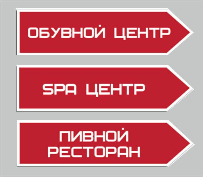 УКАЗАТЕЛЬ НАСТЕННЫЙ заказать в Москве типография Атмосфера