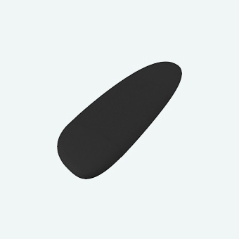 Флешка Pebble, черная, USB 3.0 заказать в Москве типография Атмосфера